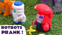 Transformers Autobots Bot Bots Prank with Marvel Avengers Ultron and the Funny Funlings as Ultron finds a Blind Bag, Opening it in this family friendly full episode english toy story for kids