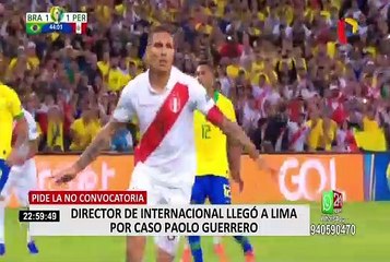 Selección peruana: Internacional formalizó pedido para que no convoquen a Guerrero