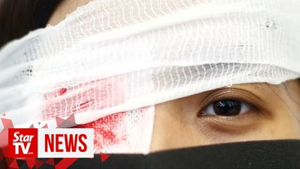 What is the eye-patch protest in Hong Kong?