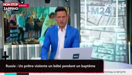 Russie : Un prêtre violente un bébé pendant un baptême (vidéo)