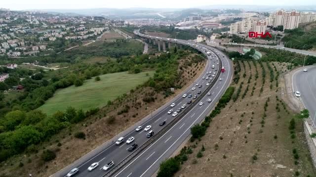 KOCAELİ Tatilcilerin dönüş yoğunluğu başladı