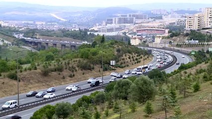 Tatilciler dönüş yolunda