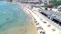 EDİRNE Saros Körfezi sahillerine tatilci akını