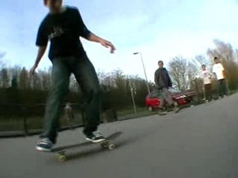 Nose grind, flip,fs feeble