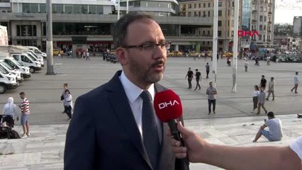 SPOR Bakan Kasapoğlu'nun açıklamaları