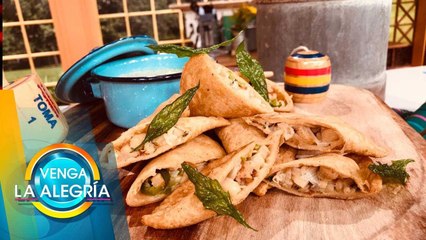 ¡Prepara estas ricas quesadillas de pancita en nuestro miércoles garnachero! | Venga La Alegría