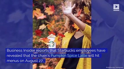 Starbucks to Release Pumpkin Spice Latte Early