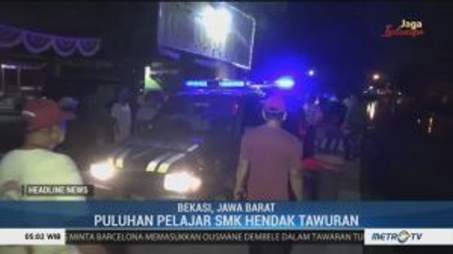 Hendak Tawuran, Puluhan Pelajar SMK di Bekasi Ditangkap Polisi