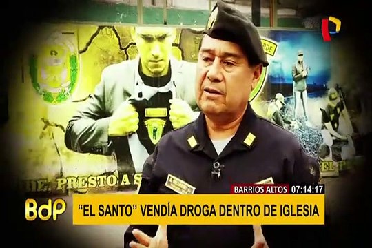 Barrios Altos: ‘El Santo’ vendía droga al interior de iglesia