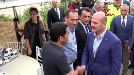 Sakarya Bakan Soylu, Bolu'da trafik denetimine katıldı