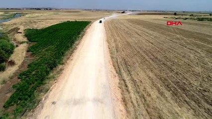 DİYARBAKIR Ergani'de yolun asfaltlanmasının durdurulmasına tepki