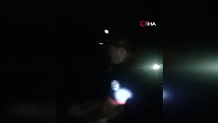 Uçurumdan düşen çocuk güçlükle kurtarıldı