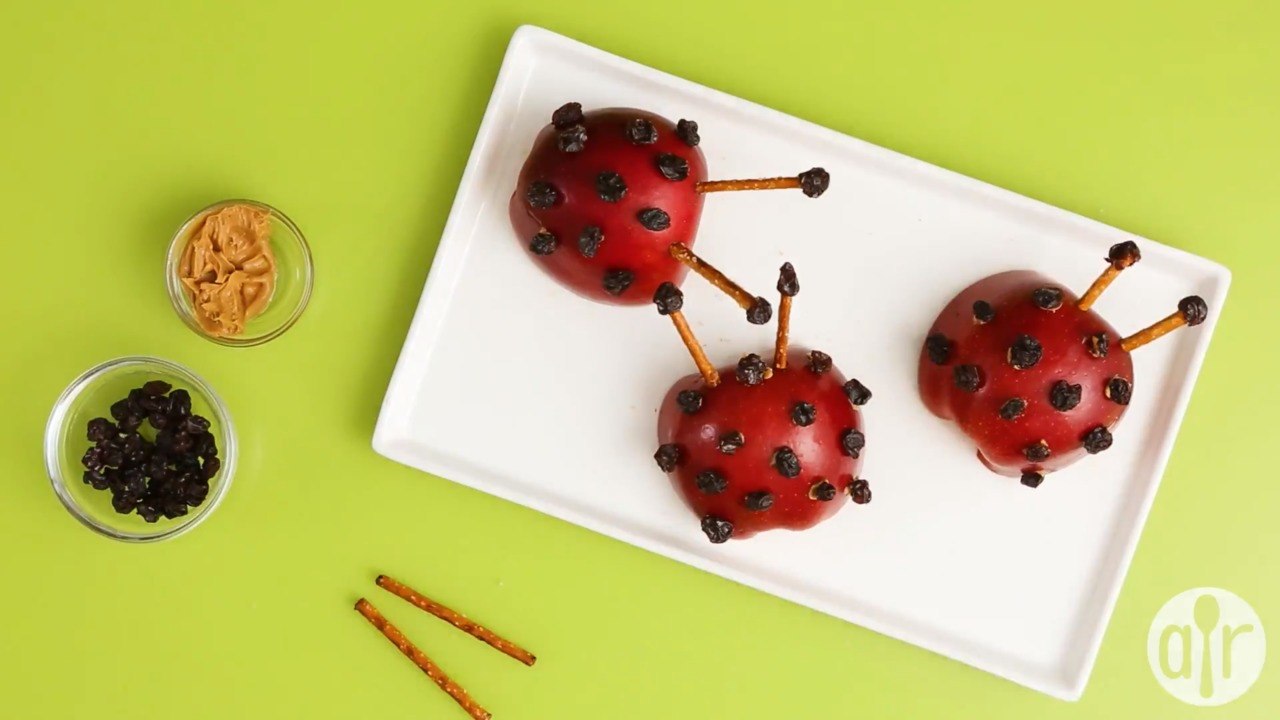 Apple Ladybug Treats