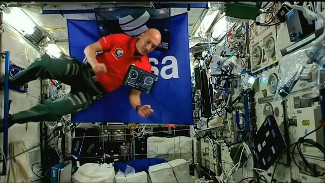 Watch: Euronews' correspondent becomes first space DJ