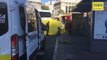 Muere una motorista arrollada por un autocar en la plaza de Cibeles