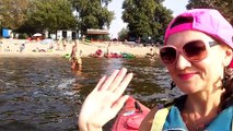 MY SWIM THROUGH THE DNIEPER. DISTANCE 1256 METERS.