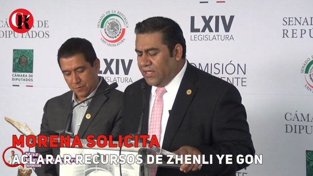 Morena pide al gobierno aclarar recursos decomisados a Zhenli Ye Gon