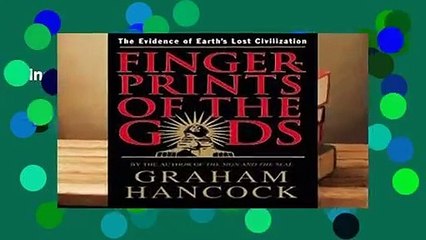 Fingerprints of the Gods  For Kindle