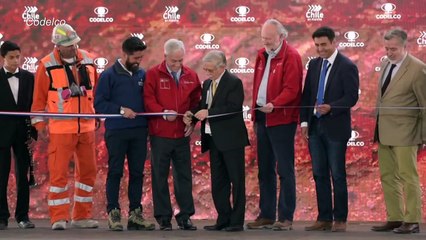 Chilena Codelco inaugura operación subterránea de mina Chuquicamata