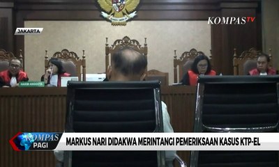 Markus Nari Didakwa Merintangi Pemeriksaan Kasus KTP-El dan Terima 1,4 Juta Dollar AS