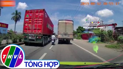 THVL | Dàn xe máy lạng lách nguy hiểm trên quốc lộ tại Hải Phòng