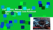 Full Version  Monster Manual: A Dungeons   Dragons Core Rulebook  Review