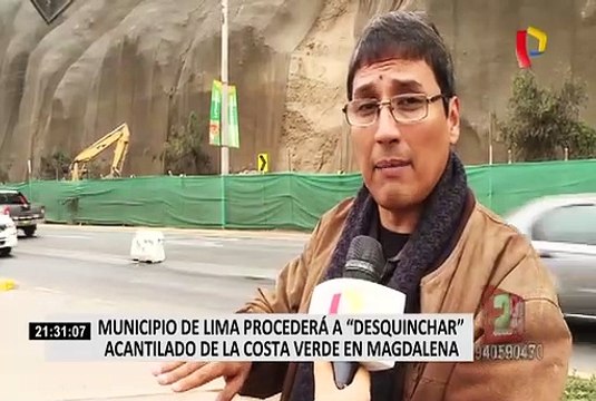 MML anuncia colocación de nuevas geomallas en la Costa Verde