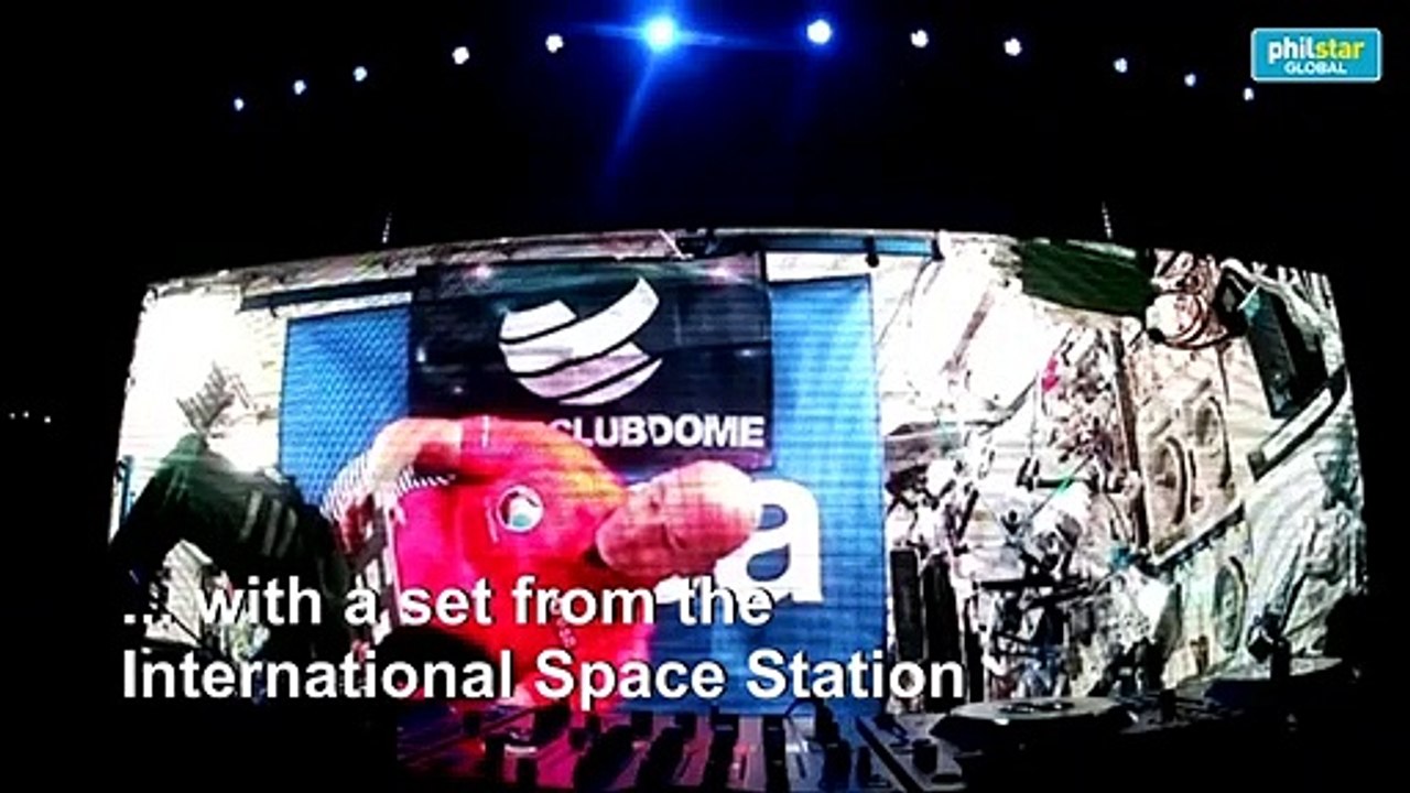 Astronaut performs first-ever DJ set from space