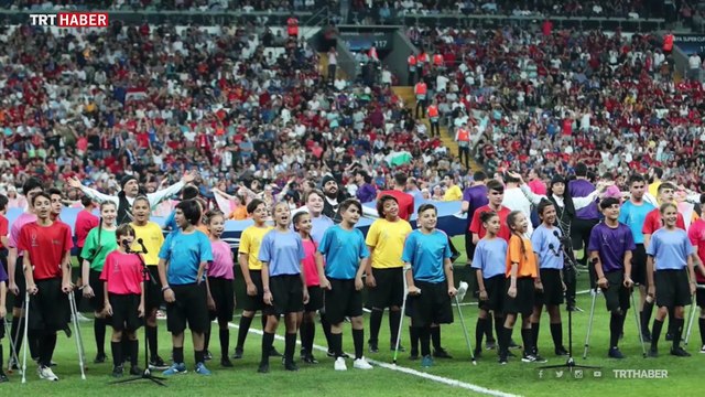TRT Çocuk Korosu Süper Kupa öncesi konser verdi