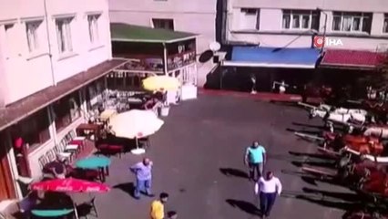 Faytoncuların 'meydan muharebesi' kamerada