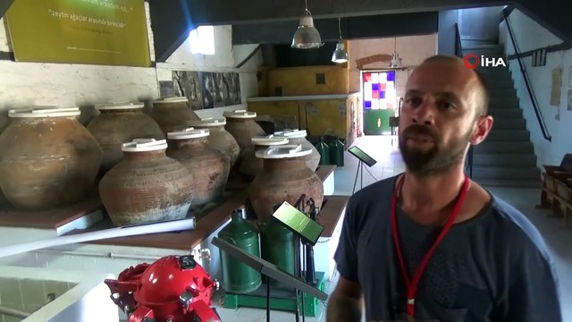 Türkiye’nin ilk Zeytinyağı Müzesi’nde asırlık ürünler sergileniyor