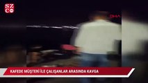 Üsküdar'da kafede müşteri ile çalışanlar arasında sopalı kavga