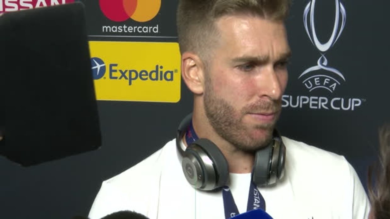It was hard to stay on the line for the penalty save - Adrian