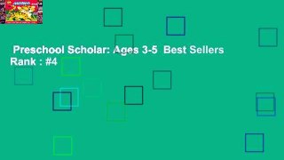 Preschool Scholar: Ages 3-5  Best Sellers Rank : #4
