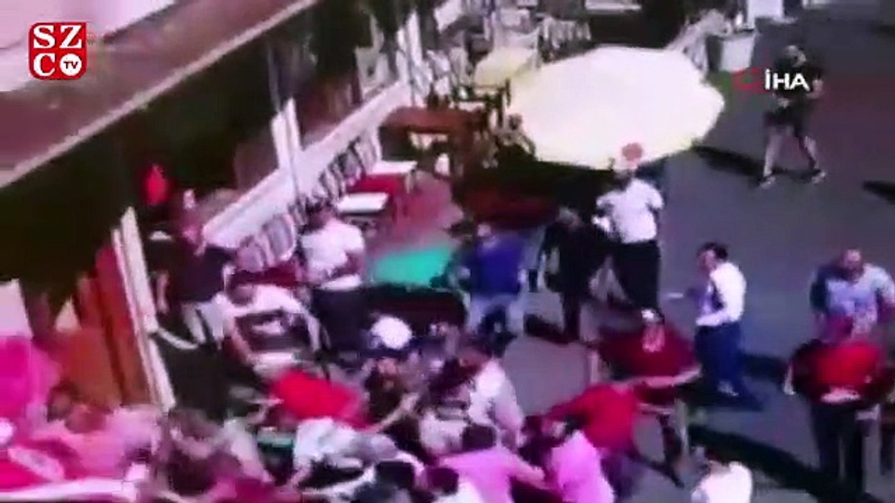 Büyükada'daki faytoncularla akülü araç sahipleri arasında kavga kamerada