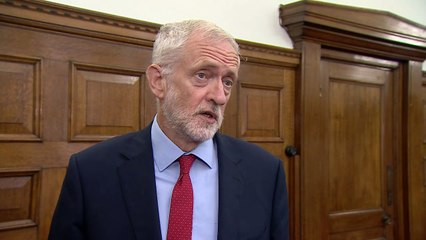 Jeremy Corbyn calls on parties to make him caretaker PM