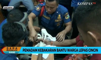Jari Terjepit Cincin, Damkar Jaktim Turun Tangan Bantu Yogi Ramadhan