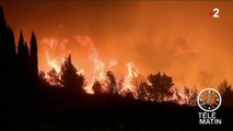 Aude : les pompiers font face à un violent incendie