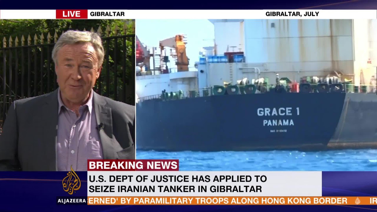 US wants to seize Iranian tanker captured by UK