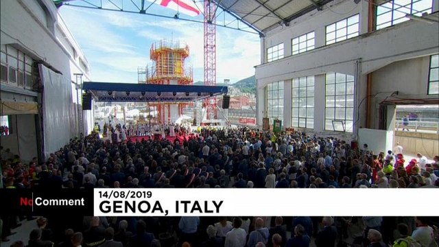 Um ano depois queda da ponte, Génova chora as vítimas