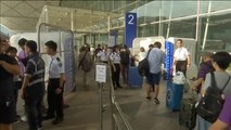 El aeropuerto internacional de Hong Kong amplía los controles de seguridad tras cinco días de protestas