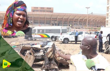 Déguerpis de leur lieu de travail, la colère noire des des occupants du parking du stade LSS