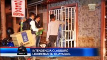 Varios locales de licoreras fueron clausurados en Guayaquil