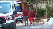 RTV Ora - Tiranë, pamje nga vendi ku u rrëzuan 4 punëtorët nga skela