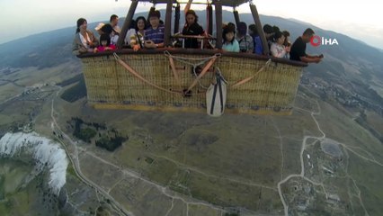 Pamukkale balon turları 3 gün kadın pilotlar ile yapıldı
