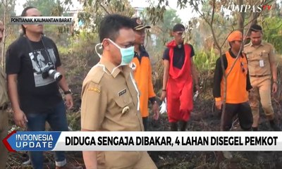 Diduga Sengaja Dibakar, 4 Lahan Disegel Pemkot
