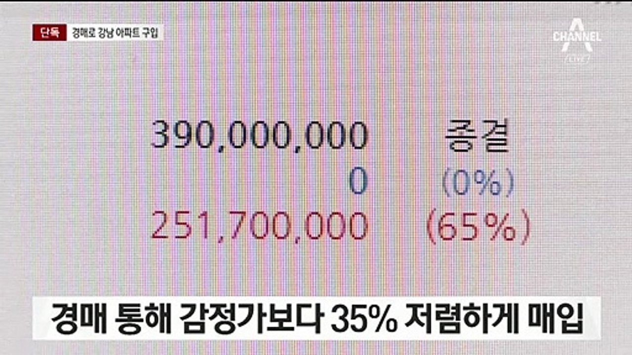 [단독]조국, IMF 때 경매로 서울 강남 아파트 구입