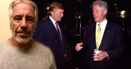 Fuhuş ağı kuran ABD'li milyarder Epstein'in evinde kadın elbiseli Bill Clinton tablosu bulundu