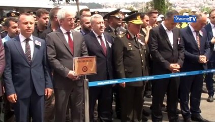 ŞEHİT POLİS MEMLEKETİ TOKAT'A UĞURLANDI