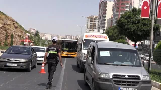 Jandarma ve emniyetten drone ile trafik denetimi